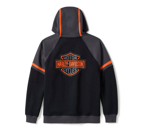 Sweat à capuche Harley-Davidson® Iron Pride Colorblock pour homme, authentique, référence 96363-25VM 