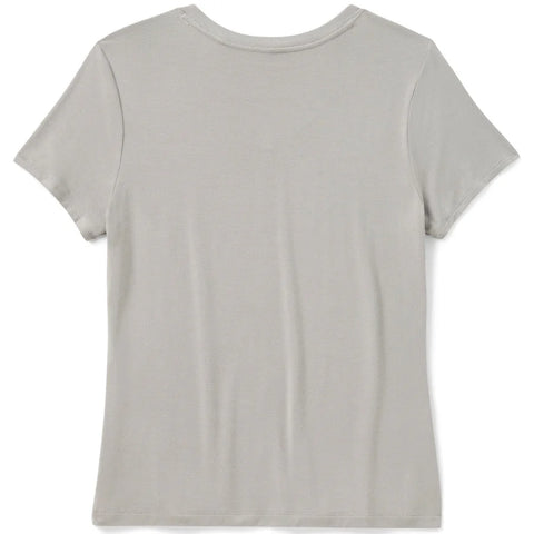 T-shirt à manches courtes Harley-Davidson 96363-26VW pour femme, motif bling-bling Highway Rider, gris fantôme