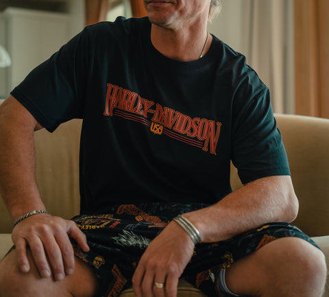 Genuine Harley-Davidson®  Men's 80s Tank Pajama Shorts Set 96470-25VM