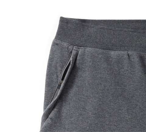 Genuine Harley-Davidson® Men's Essential Fleece Cargo Short - Charcoal Grey Heather 96475-25VM