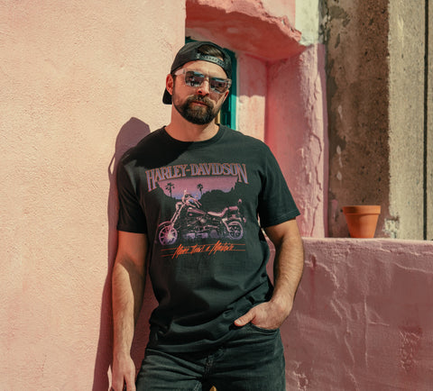 Genuine Harley-Davidson®  Men's Lowrider Sunset Graphic T-Shirt 96479-25VM