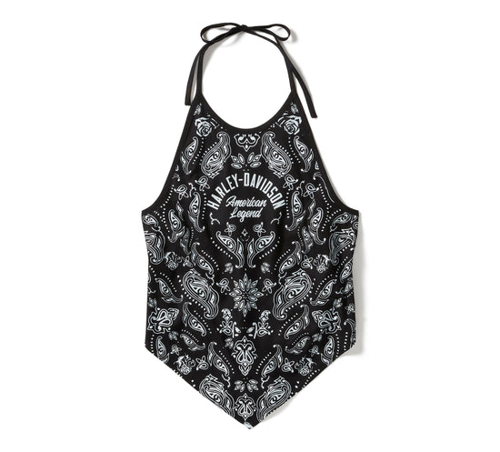 Bandana noir à motif cachemire Harley-Davidson® authentique, référence 96549-25VW