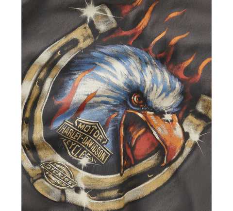 T-shirt Dickies x HD Heavyweight Flaming Eagle authentique Harley-Davidson® pour homme, référence 96572-25VM