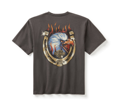 T-shirt Dickies x HD Heavyweight Flaming Eagle authentique Harley-Davidson® pour homme, référence 96572-25VM