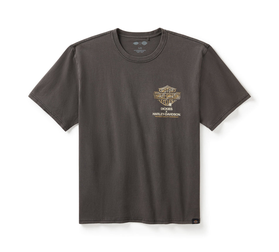 T-shirt Dickies x HD Heavyweight Flaming Eagle authentique Harley-Davidson® pour homme, référence 96572-25VM