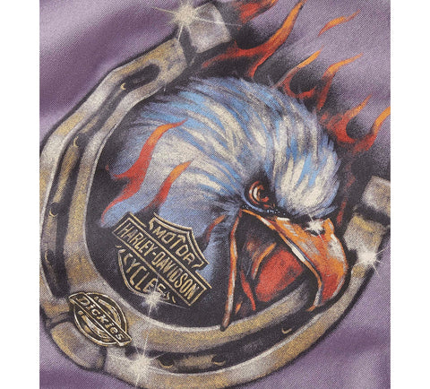 Genuine Harley-Davidson® Women's Dickies x H-D Flaming Eagle Boxy Crop T-Shirt 96584-25VW