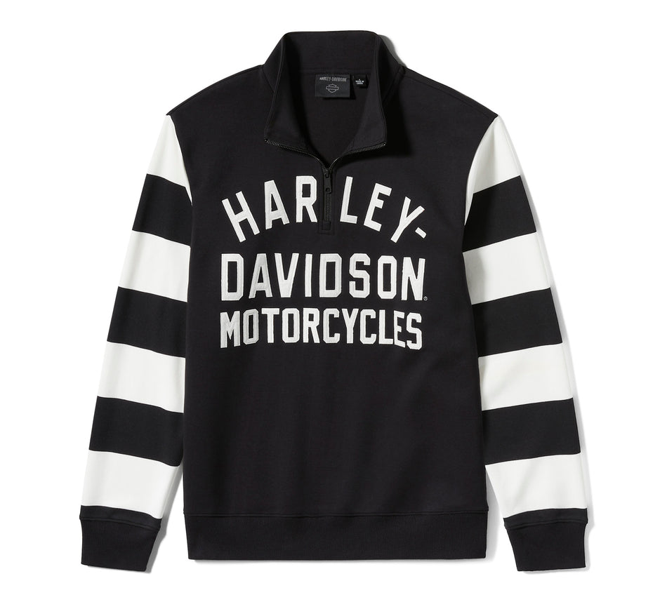 Pull-over Harley-Davidson HD® Breakout pour homme, fermeture éclair 1/4, référence 96717-25VM 