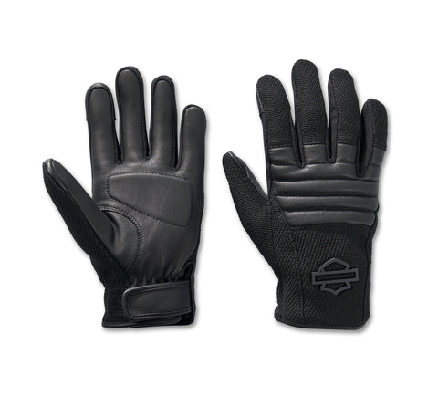 Genuine Harley-Davidson® Women's H-D Dyna Knit Leather Riding Gloves 97128-25VW