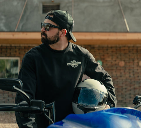 Genuine Harley-Davidson® Men's H-D Deflector Riding Fleece 97132-25VM
