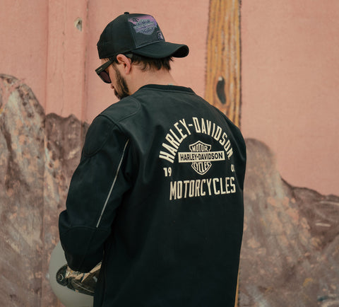 Genuine Harley-Davidson® Men's H-D Deflector Riding Fleece 97132-25VM