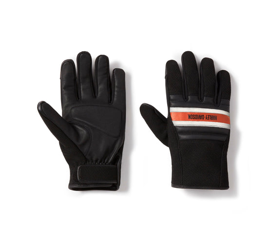 Gants de moto Harley-Davidson® authentiques pour homme, modèle Trenton Dyna Knit, référence 97165-25VM