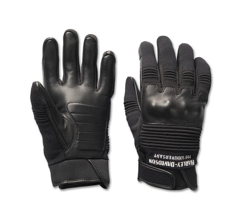 Gants en cuir Harley-Davidson® Revelry pour hommes 120e anniversaire authentiques 97173-23VM