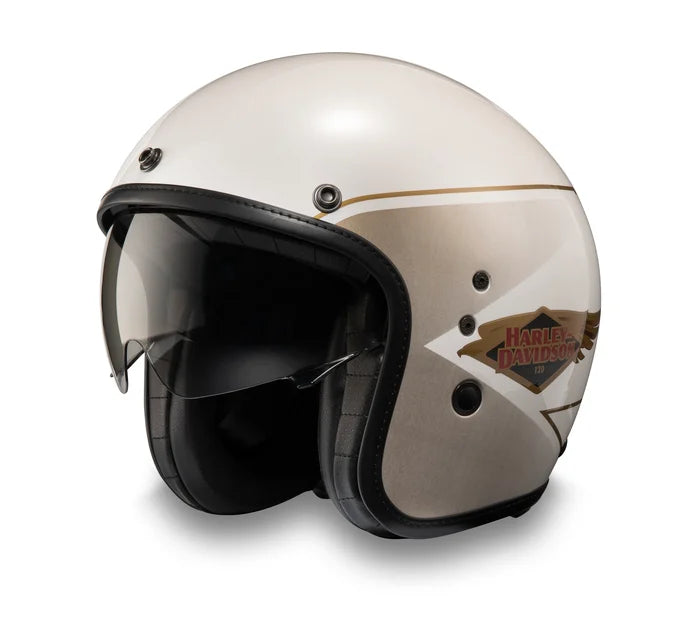 Véritable casque Harley-Davidson® 120e anniversaire Diamond HD X14 PARE-SOLEIL 3/49 7229-23EX