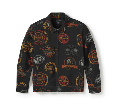 Genuine Harley-Davidson® Men's 80s Tank Twill Jacket 97419-25VM