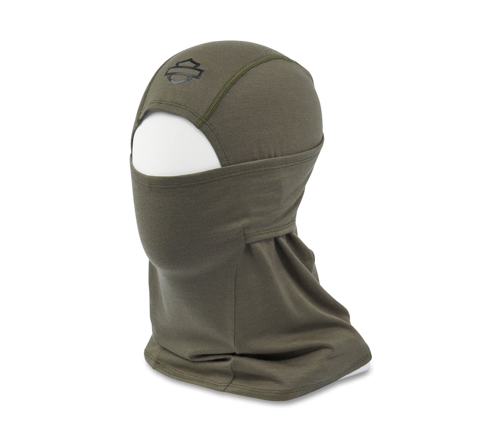 Cagoule Harley Davidson Open Bar &amp; Shield en mérinos - Motif feuille de vigne - 97659-25VM