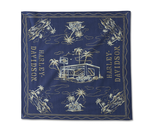 Bandana bleu Aloha Harley-Davidson® authentique 97807-23VM