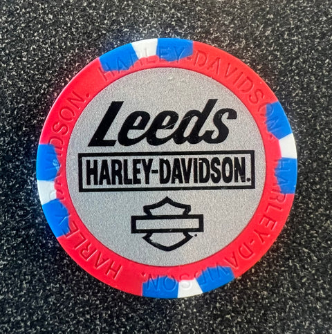 Jeton de poker personnalisé Harley-Davidson® de Leeds