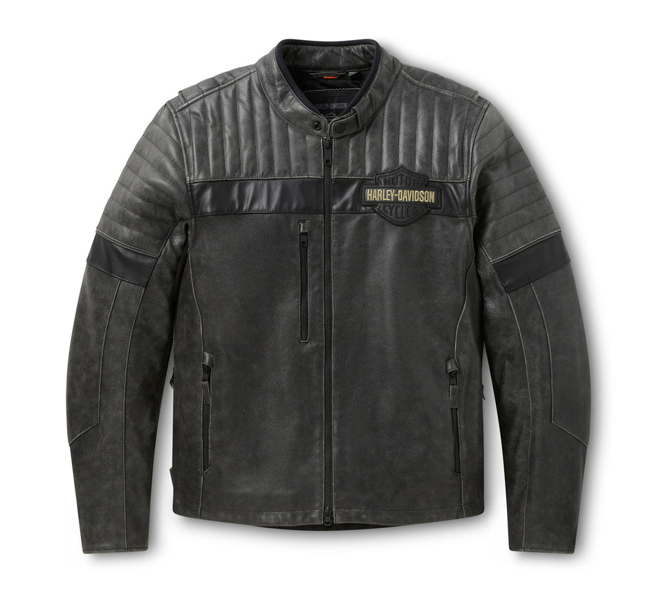 Authentique blouson en cuir Harley-Davidson® pour homme HD Passing Link III 98001-26VM