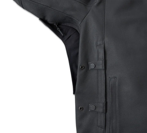 Veste en cuir véritable Paradigm Triple Vent System 2.0 pour homme 98002-24EM