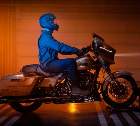 Veste en cuir véritable Paradigm Triple Vent System 2.0 pour homme 98002-24EM