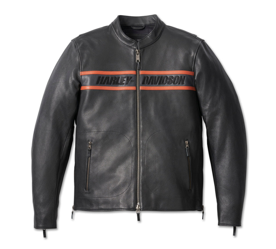 Authentique blouson en cuir Harley-Davidson® Victory Lane II pour homme 98004-23ET