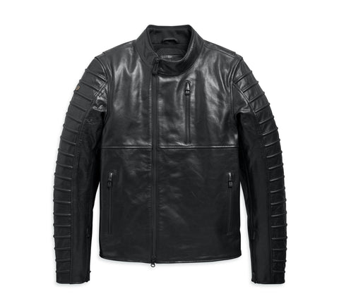 Harley Davidson, blouson en cuir perforé Ozello pour homme - 98006-20EM