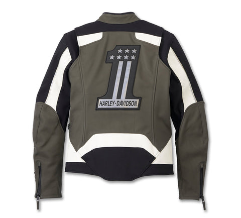 Genuine Harley-Davidson® Women's Ace Mixed Leather Jacket 98011-24EW