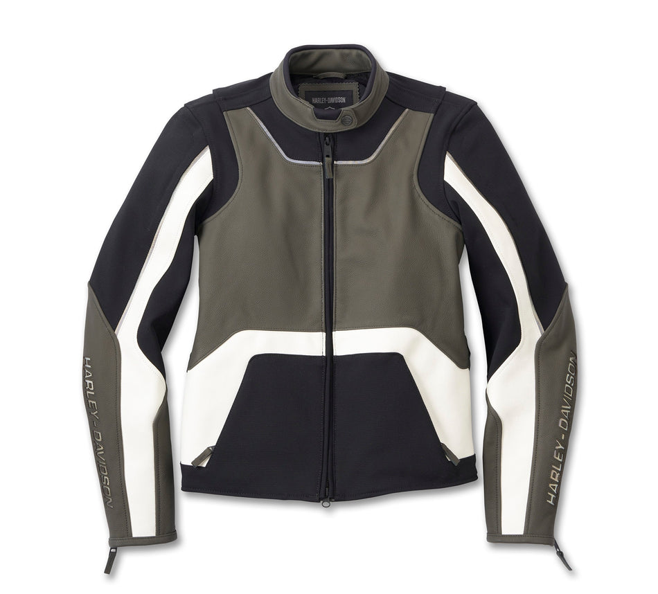 Authentique veste en cuir mixte Harley-Davidson® Ace pour femme 98011-24EW