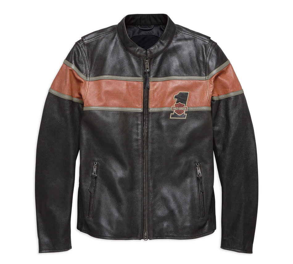 Authentique blouson en cuir Harley-Davidson® Victory Lane pour homme 98027-18EM