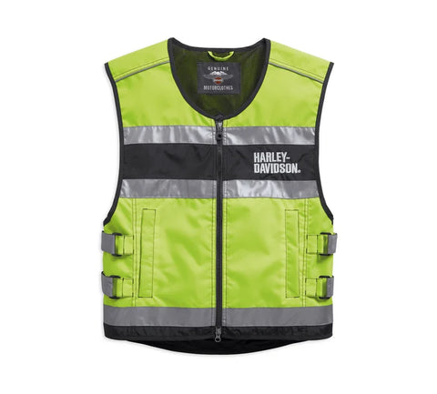 Gilet réfléchissant haute visibilité certifié CE pour homme Harley-Davidson authentique 98158-18EM