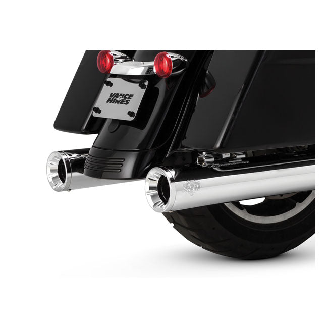 VANCE &amp; HINES, SILENCIEUX À ENCASTREMENT 4" ELIMINATOR 400. CHROMÉ
