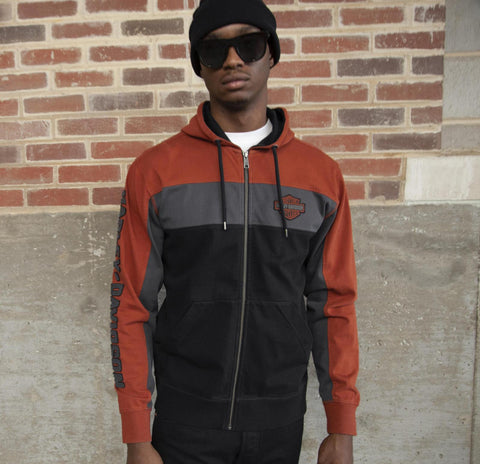 Genuine Harley-Davidson®  Men's Copperblock Hoodie 99084-20VM