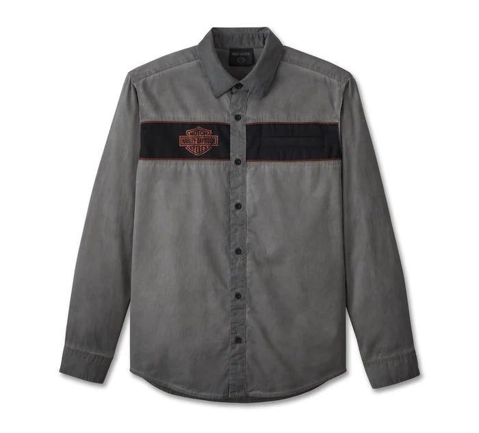 Chemise à manches longues authentique Harley-Davidson® pour homme, modèle Iron Bond 99177-24VM