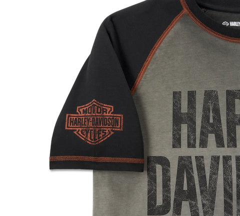 T-shirt raglan Iron Bar authentique Harley-Davidson ® pour homme 99187-24VM