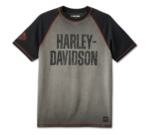 T-shirt raglan Iron Bar authentique Harley-Davidson ® pour homme 99187-24VM