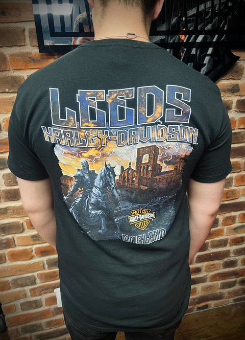 Genuine Leeds Harley-Davidson® Dealer T-shirt 'Pastiche' 40291605