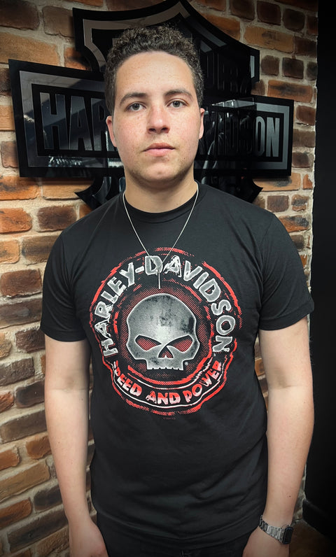 T-shirt authentique du concessionnaire Harley-Davidson® de Leeds « Pantomime » 40291608