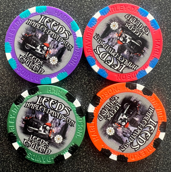 Jeton de poker personnalisé Harley-Davidson® de Leeds