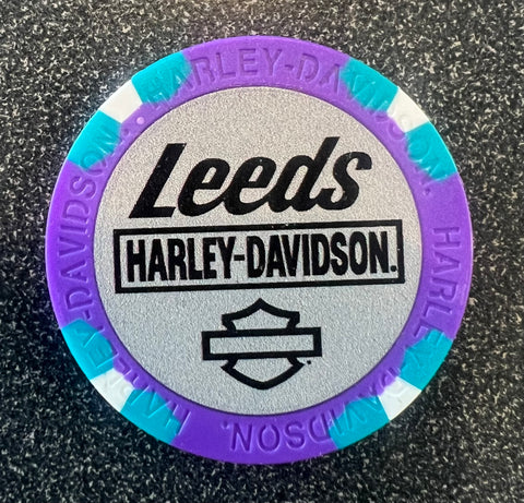 Jeton de poker personnalisé Harley-Davidson® de Leeds