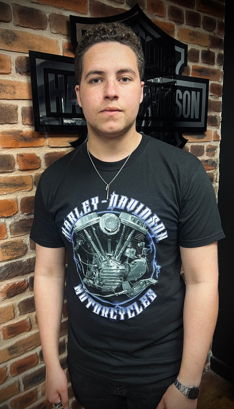 T-shirt authentique du concessionnaire Harley-Davidson® de Leeds « Pan Thunder » 40291585