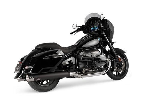 Dr. Jekill & Mr. Hyde Beat Long Black Exhaust BMW R18 B, R18 Roctane & R18 Transcontinental 2021–2024 EP-250806