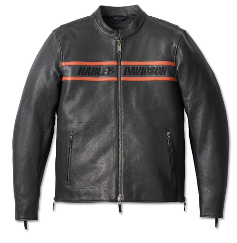Veste en cuir Harley Davidson Victory Lane II pour homme - Noir 98000-23EM 