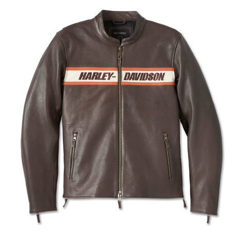 Veste en cuir Harley-Davidson Victory Lane II pour homme - Java 98001-23EM 