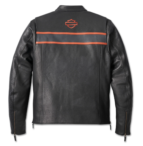 Veste en cuir Harley Davidson Victory Lane II pour homme - Noir 98000-23EM 