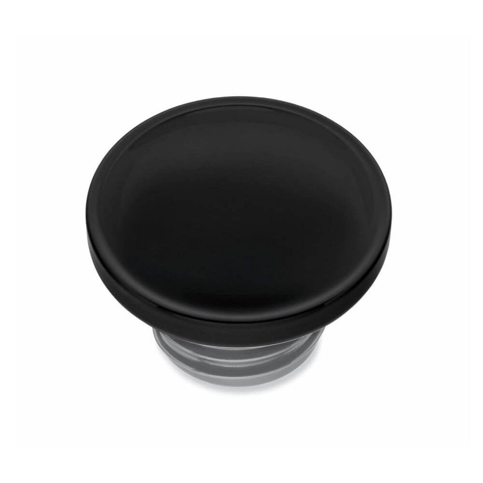 Harley Davidson 61100093B BOUCHON DE RÉSERVOIR PERSONNALISÉ NOIR BOUCHON, RÉSERVOIR, FILETAGE À DROITE, REMPLISSAGE, NOIR | avec 61100194 (noir)