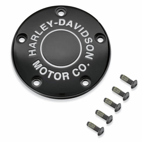 KIT DE COUVERCLE DE CALENDRIER NOIR MOTOR CO. Harley Davidson 25600133, CVR TMR, HDMC, NOIR, 5 TROUS