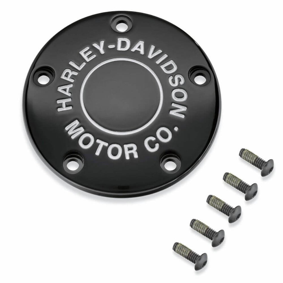 KIT DE COUVERCLE DE CALENDRIER NOIR MOTOR CO. Harley Davidson 25600133, CVR TMR, HDMC, NOIR, 5 TROUS
