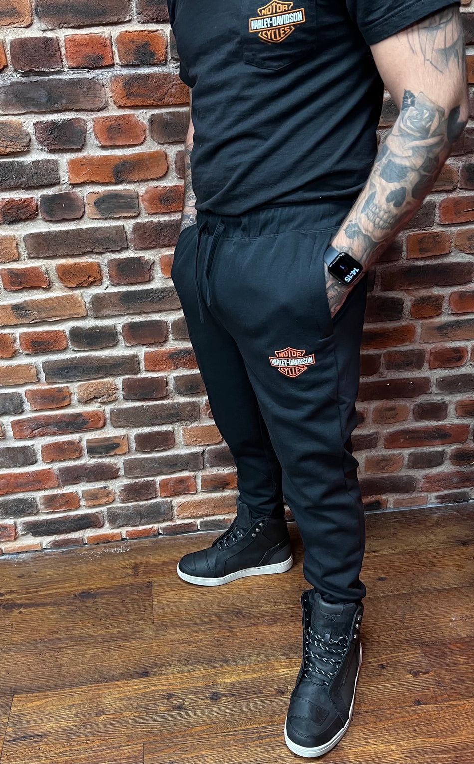Pantalon de survêtement Harley-Davidson ® authentique pour homme - Harley Black 99195-24VM