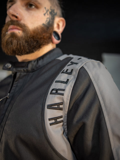 Genuine Harley-Davidson® Men's 120th Anniversary Imprint Riding Jacket 97172-23EM