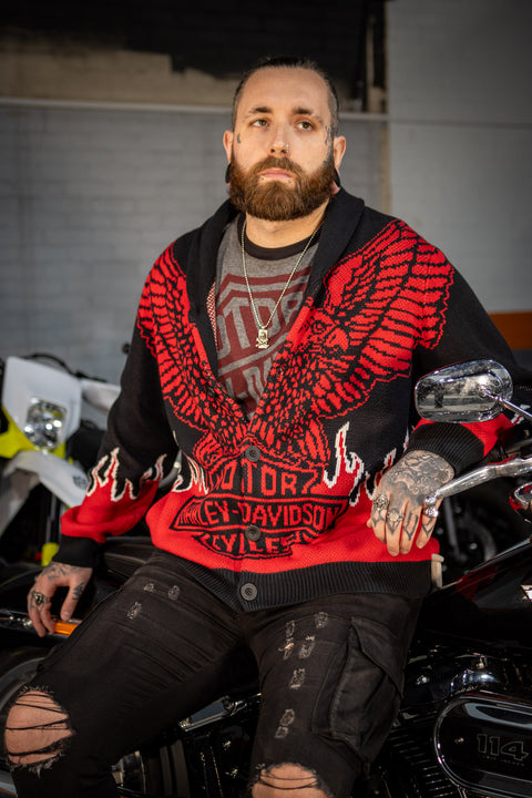 Cardigan Eagle authentique pour homme Harley-Davidson® 96193-24VM